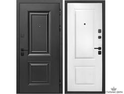 9 см Муар Черный 2 квадрата Белый Клен