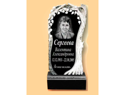 Памятник из гранита (фигурный) 1000х500х50 с гравировкой 300х400 — ФГП-44