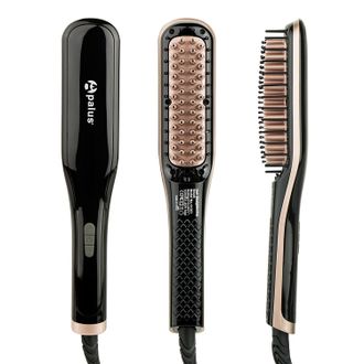 Расческа для выпрямления волос APALUS IONIC HAIR STRAIGHTENER BRUSH.