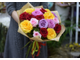 Букет из 19 разноцветных роз в Йошкар-Оле.