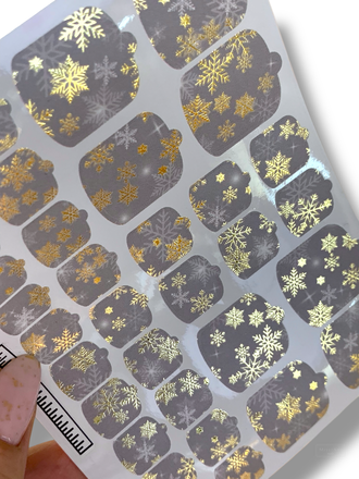 Пленки для педикюра с фольгой VIP-071