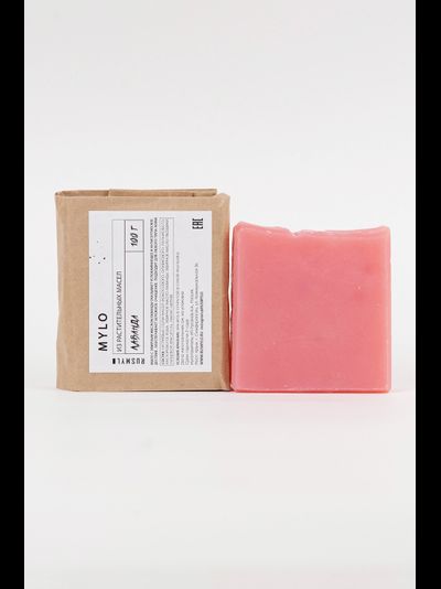 Фото натуральное мыло ручной работы лаванда -RUSMYLO