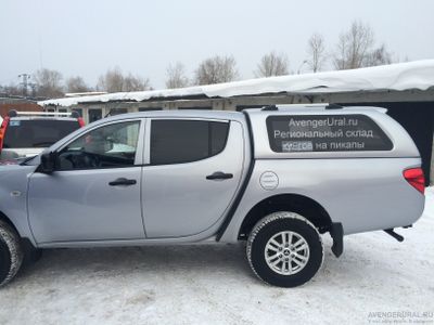 Кунг N-design серебристый A66 на удлиненный Mitsubishi L200 2014-2015 в Перми и Екб AvengerUral.ru