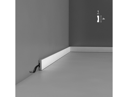 Напольный плинтус из дюрополимера Orac Decor коллекция Axxent SX162