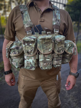 Жилет разгрузочный Sturmer Chest Rig Guardian, Multicam