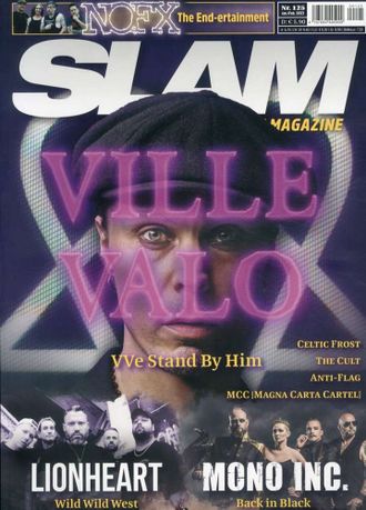 Slam Music Magazine February 2023 Ville Valo, Him Cover, Иностранные журналы, Intpressshop