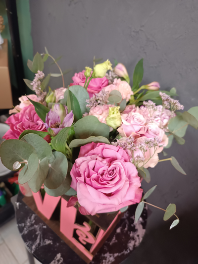 Коробка с колбами "Love" на 9шт.