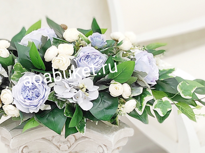 Композиция из искусственных цветов Нежные облака № КП013