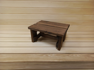 Табурет "НАДЕЖНЫЙ" тонированный (ВЕНГЕ), с покрытием