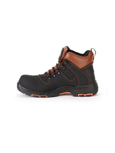 Ботинки ТРЕЙСЕР-БОСС-ЗИМА, (НУБУК) ПУ/НИТРИЛ, шерстяной мех, БОТ904