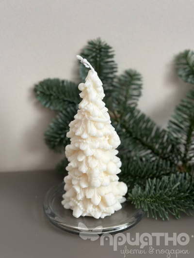 НОВОГОДНЯЯ СВЕЧА "ЁЛКА РОЖДЕСТВО"