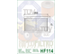 Масляный фильтр HIFLO FILTRO HF114 для HONDA (15412-HP7-A01)