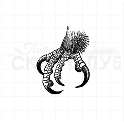 штамп винтажный орлиные когти