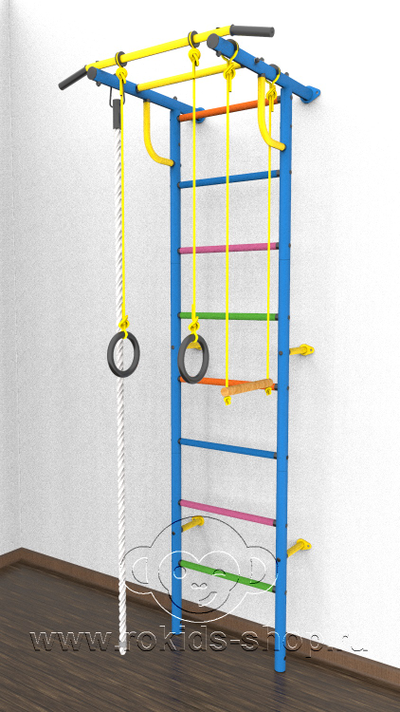 ДСК-2.с "Роки-1ц" цветные ступеньки ПВХ от Rokids- вид сбоку