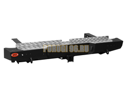 Задний силовой бампер серии Трофи на Mitsubishi L200 V 2015-2018 (03.142.01)