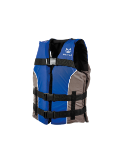 Страховочный жилет Mesica Marine GDR100BlGyL ISO 12402-5 50Н 60-70кг синий/серый