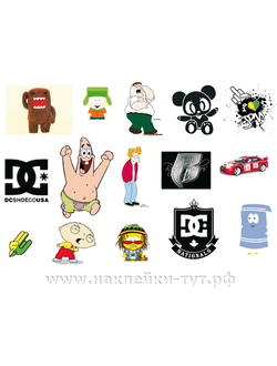 Наклейка в стиле Sticker Bombing (стикер бомбинг) используется для украшения отдельных элементов