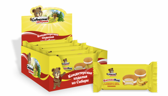 «БисквиПай» с начинкой со вкусом банана