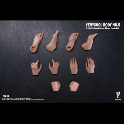 ПРЕДЗАКАЗ - Мускулистое бесшовное женское тело - Коллекционная фигурка 1/6 Silicone Female Body Bodybuilding Muscular Physique Natural Skin Tone (VCD-05B) - VERYCOOL  ?ЦЕНА: 9900 РУБ.?