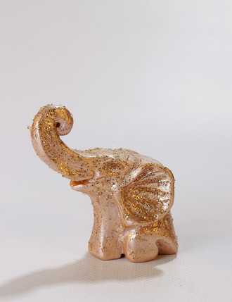 СУВЕНИР "Слонёнок -хитрый" золотой