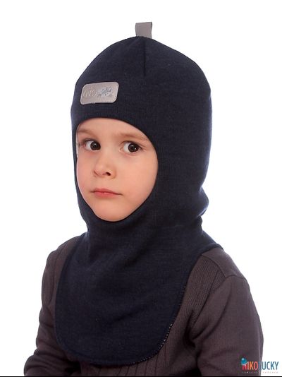 Шапка-шлем "NK"   20101-01, цвет темно-синий р. 48-50