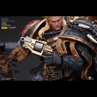 Леман Русс, примарх Космических Волков (Warhammer Horus Heresy) - КОЛЛЕКЦИОННАЯ ФИГУРКА 1/18 Space Wolves Leman Russ Primarch of the VIth Legion (JT6137) - JOYTOY