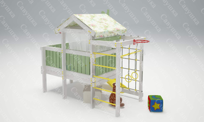 ИГРОВОЙ КОМПЛЕКС - КРОВАТЬ САВУШКА BABY - 7