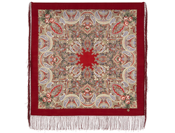 Павловопосадский платок Вечер над Вохной 1946-6