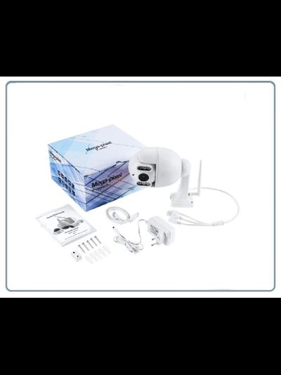 Уличная моторизированная WiFi/LAN телекамера с 5-ти кратным оптическим увеличением, с встроенным видеорегистратором (DVR), Full HD 2MP (CamHi)