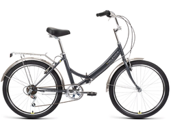 Дорожный велосипед Forward VALENCIA 24 2.0 темно-серый, зеленый  рама 16