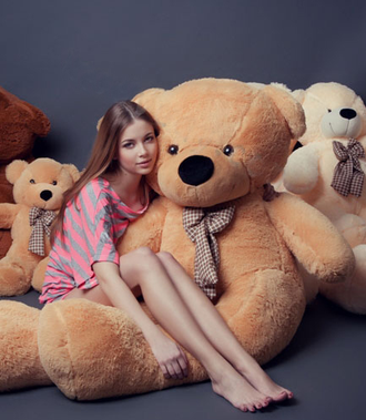 Мишка Нестор 2 метра белый (КИТАЙ)