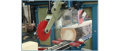 Брусующий вертикальный ленточнопильный станок «Авангард ЛП-80-2Б-К»