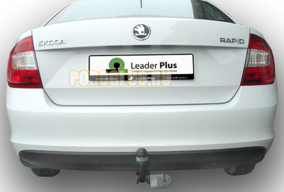 Фаркоп Лидер-Плюс на седан и лифтбек для Volkswagen Polo/Skoda Rapid 2009-2019
