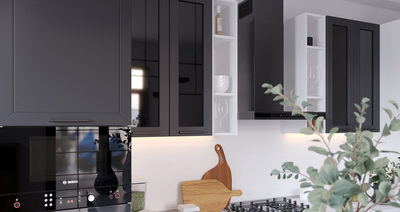 Глетчер Маренго силк модульная кухня