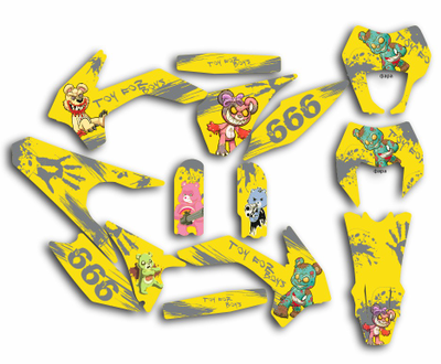 Наклейки BSE Z1,  Kayo K1, GR1 ,Motoland wrx 250 2017 2018 №2010