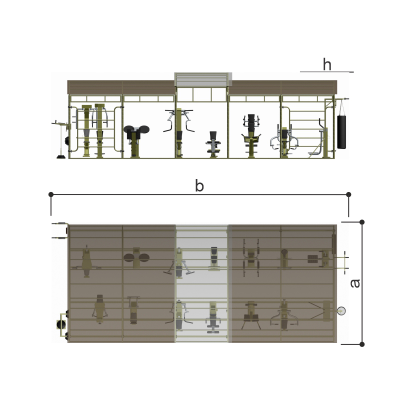 Тренажерный комплекс Romana 210.14.00-02