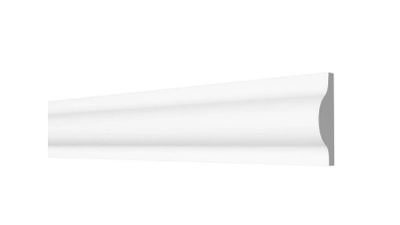 Молдинг Decor Dizain DD10, дюрополимерный, влагостойкий, под покраску, длина 2 м