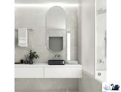 Керамогранит Onyx Royal Cloud 60 х 120 см светло-серый купить в магазине Marysя Краснодар со скидкой