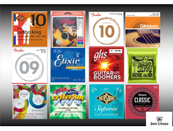 Струны и тюнеры для гитар