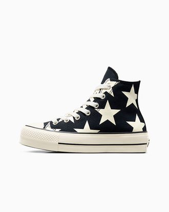 Converse Chuck Taylor All Star Lift Platform Large Stars