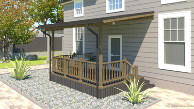 Терраса ДПК 3*4 метра