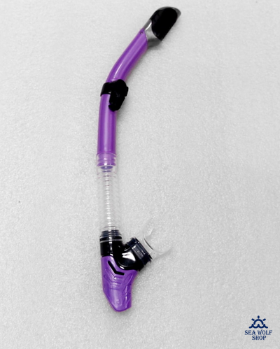 Маска для дайвинга с трубкой СВВ комплект фиолетовый