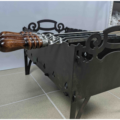 Разборный мангал, 3мм толщина, 30см высота