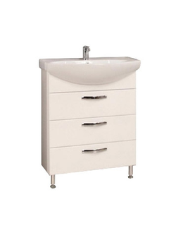 АКВАТОН. Тумба-умывальник "Ария 65Н" 1234-1 с раковиной Смайл 65