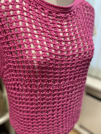 PECCI FILATI spa (ПЕЧИ ФИЛАТИ) art. CROISSANT   хлопковое волокно 180 м в 100 граммах  цв. 558 ярко-розовый