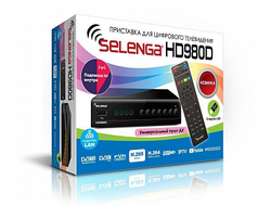 Тюнер Т2 Selenga HD 980 Lan Iptv