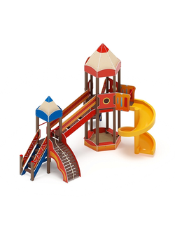 Серия «Карандаши» ДИК 2.26.05 H=2000 винтовой скат игровой комплекс