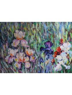 Картина Ирисы в саду Круглова Светлана