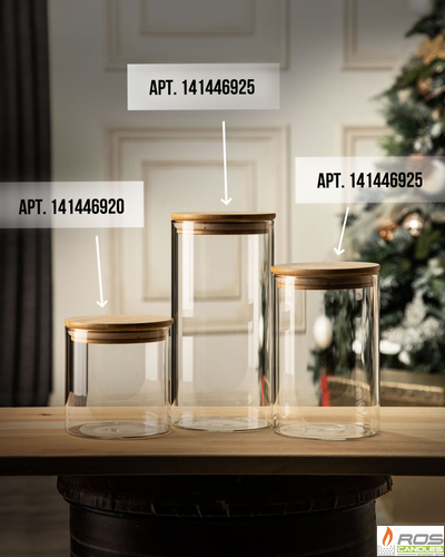 НАБОР СВЕЧЕЙ с бамбуковыми крышками