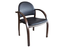 Стул Джуно черный кожзам